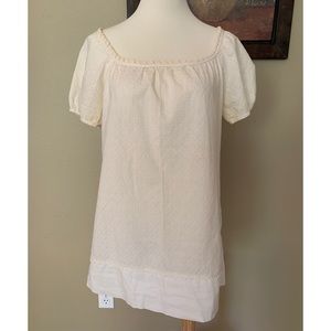 Juicy Couture Cream Polka Dot Top